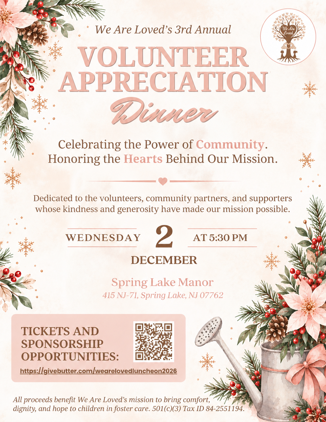 Campaign cover image for 3rd Annual Volunteer Appreciation Dinner
