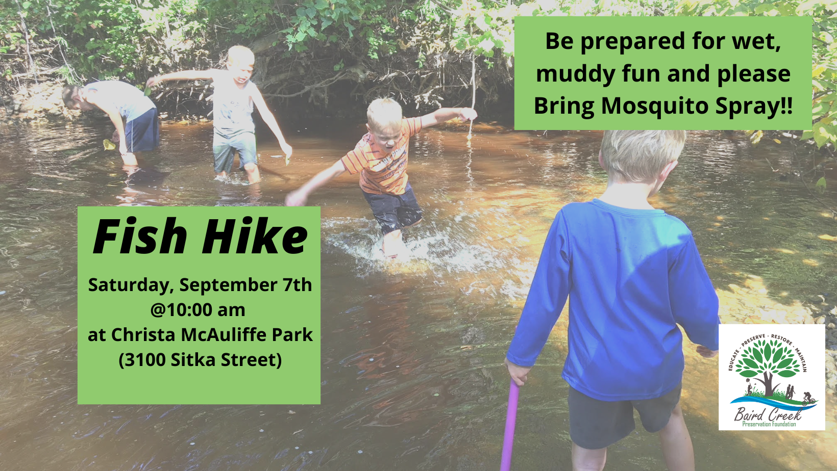 Campaign cover image for Fish Hike! (September 7th)