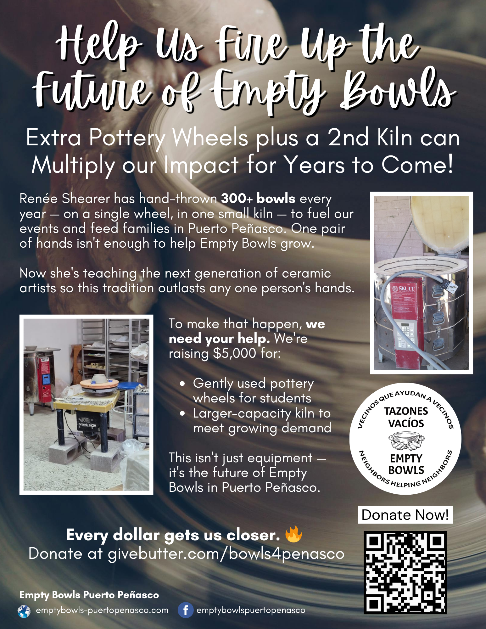 Campaign cover image for Help Us Fire Up the Future of Empty Bowls