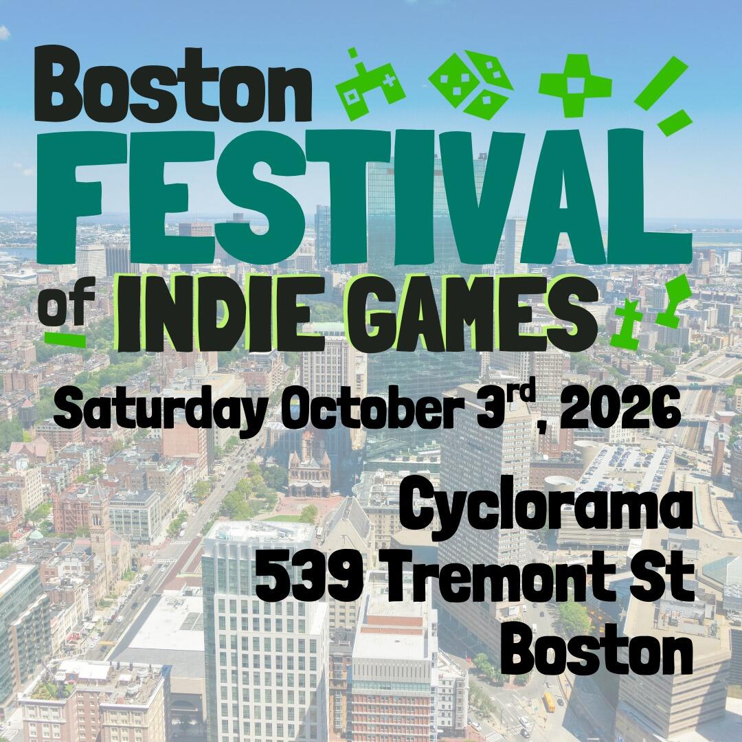 Campaign cover image for Boston Festival of Indie Games 2026