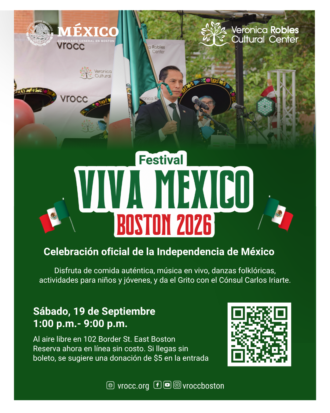 Campaign cover image for Festival Viva México Boston 2026