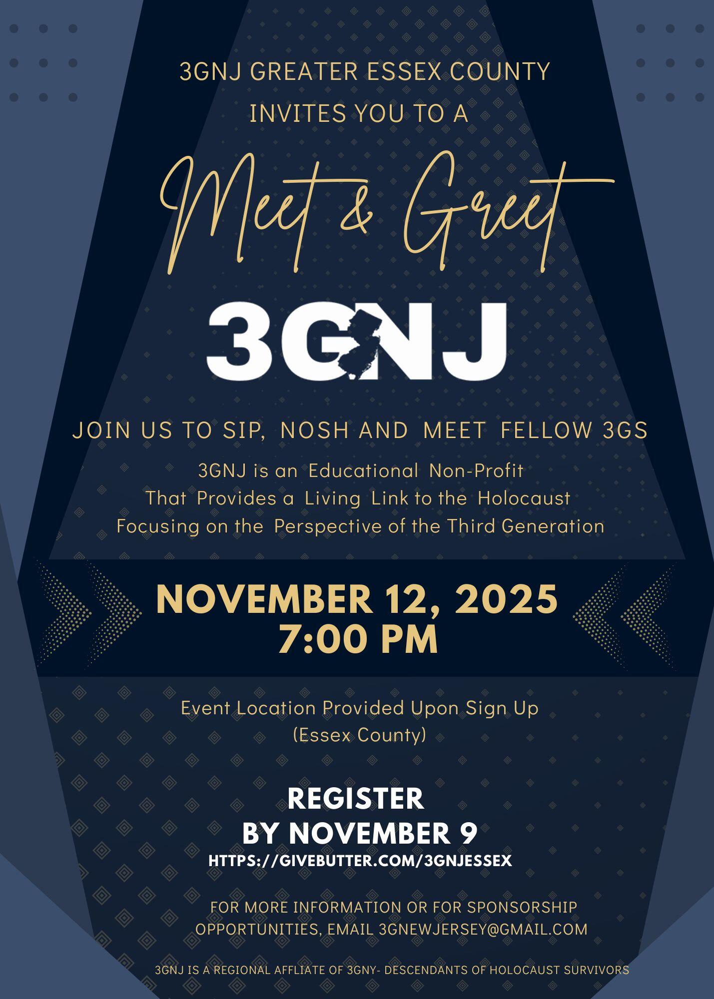 Campaign cover image for 3GNJ Meet and Greet