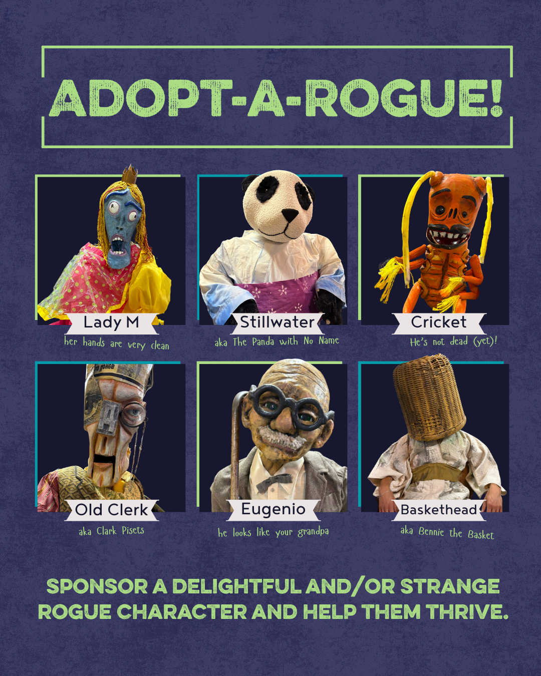 Campaign cover image for Adopt-a-Rogue 2025