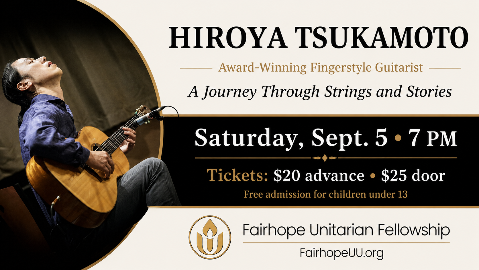 Campaign cover image for Hiroya Tsukamoto Concert
