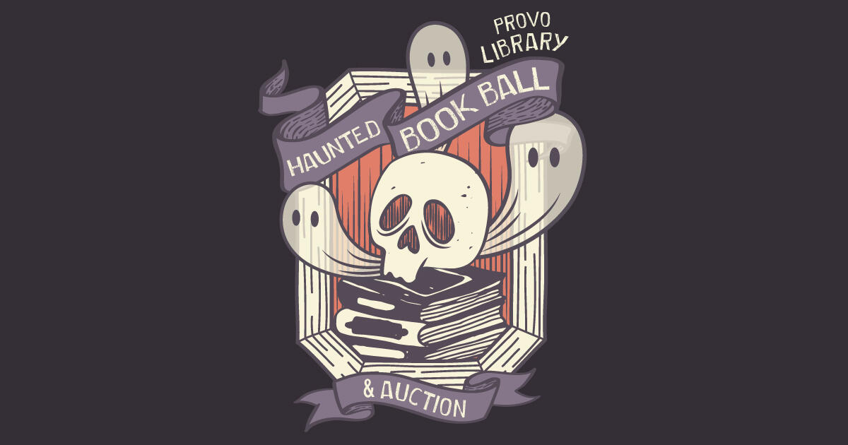 Campaign cover image for 2026 Provo City Library Haunted Book Ball and Silent Auction