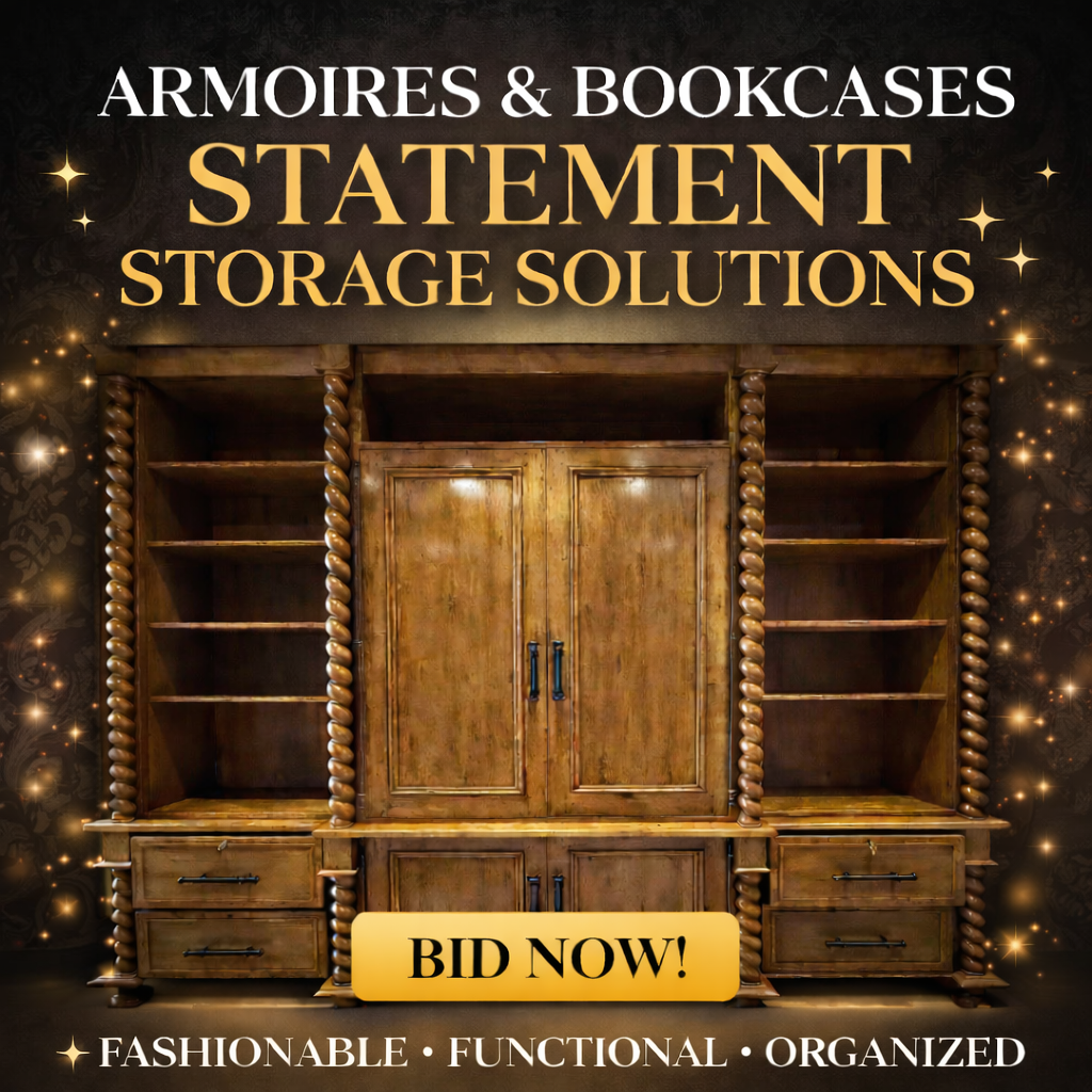 Campaign cover image for Armoires & Bookcases: Statement Storage Solutions