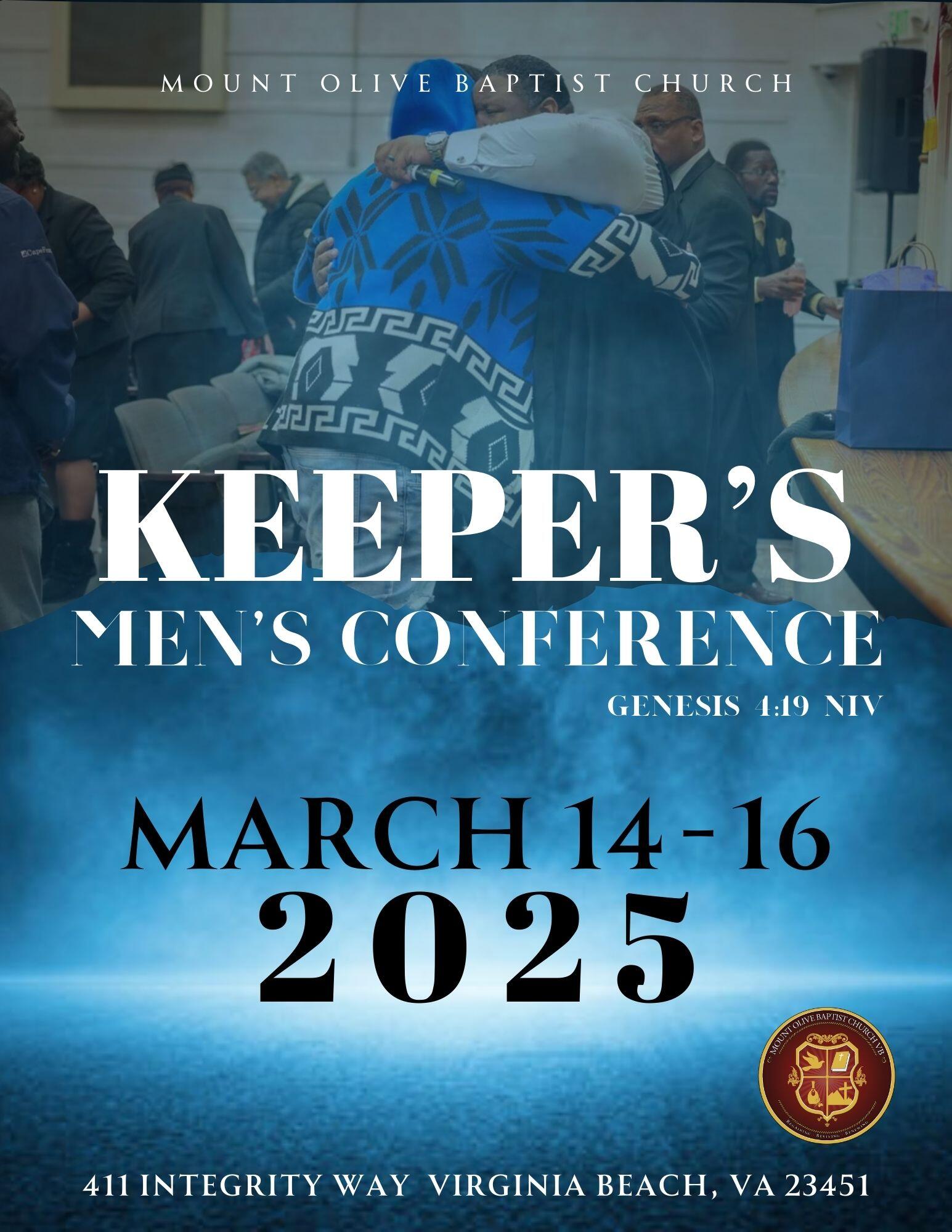 Campaign cover image for "Keeper's" Men Conference