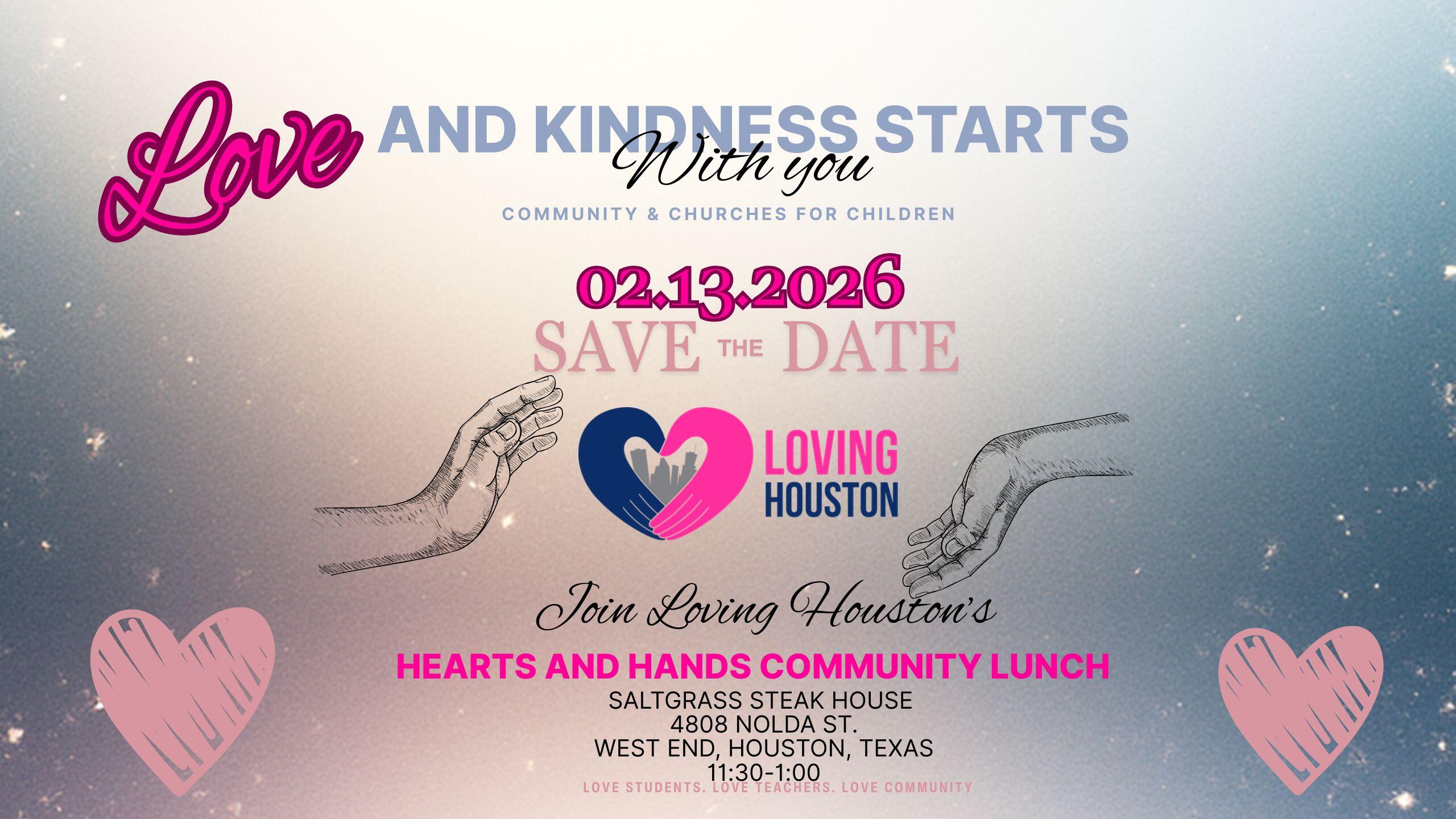 Campaign cover image for Hearts and Hands Community Lunch - Houston