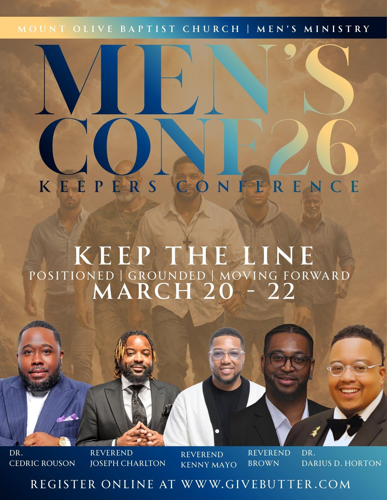 Campaign cover image for "Keeper's" Men Conference: KEEP THE LINE