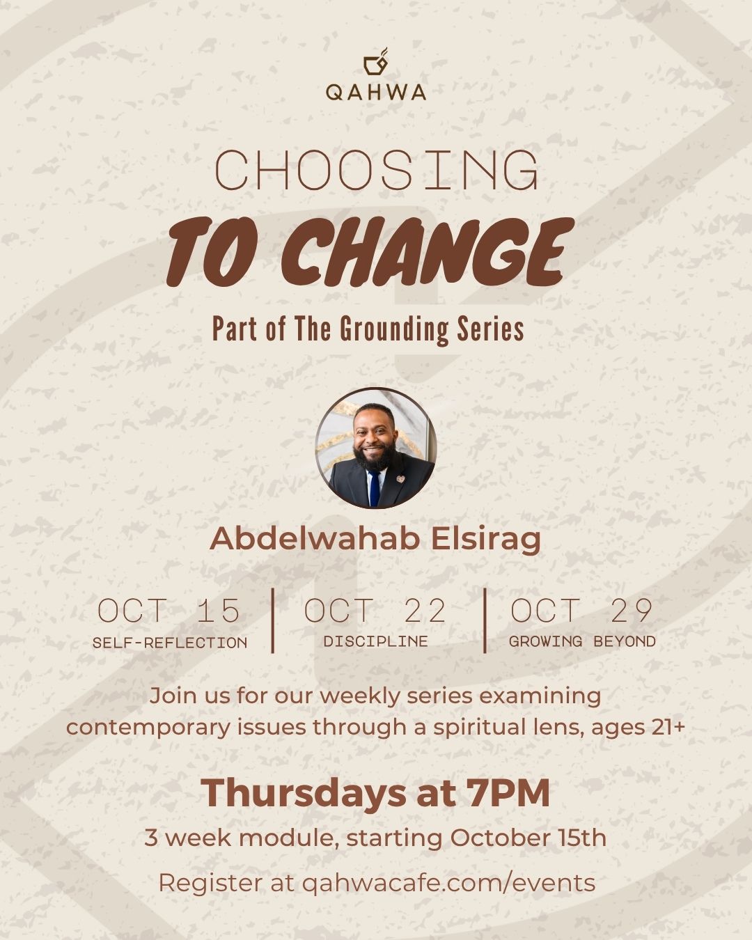Campaign cover image for The Grounding: Choosing to Change