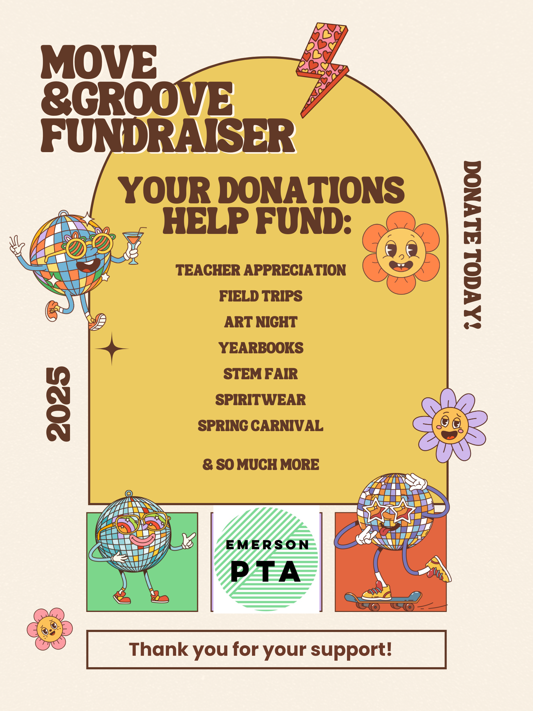 Campaign cover image for 2025 Emerson Elementary Move & Groove Fundraiser