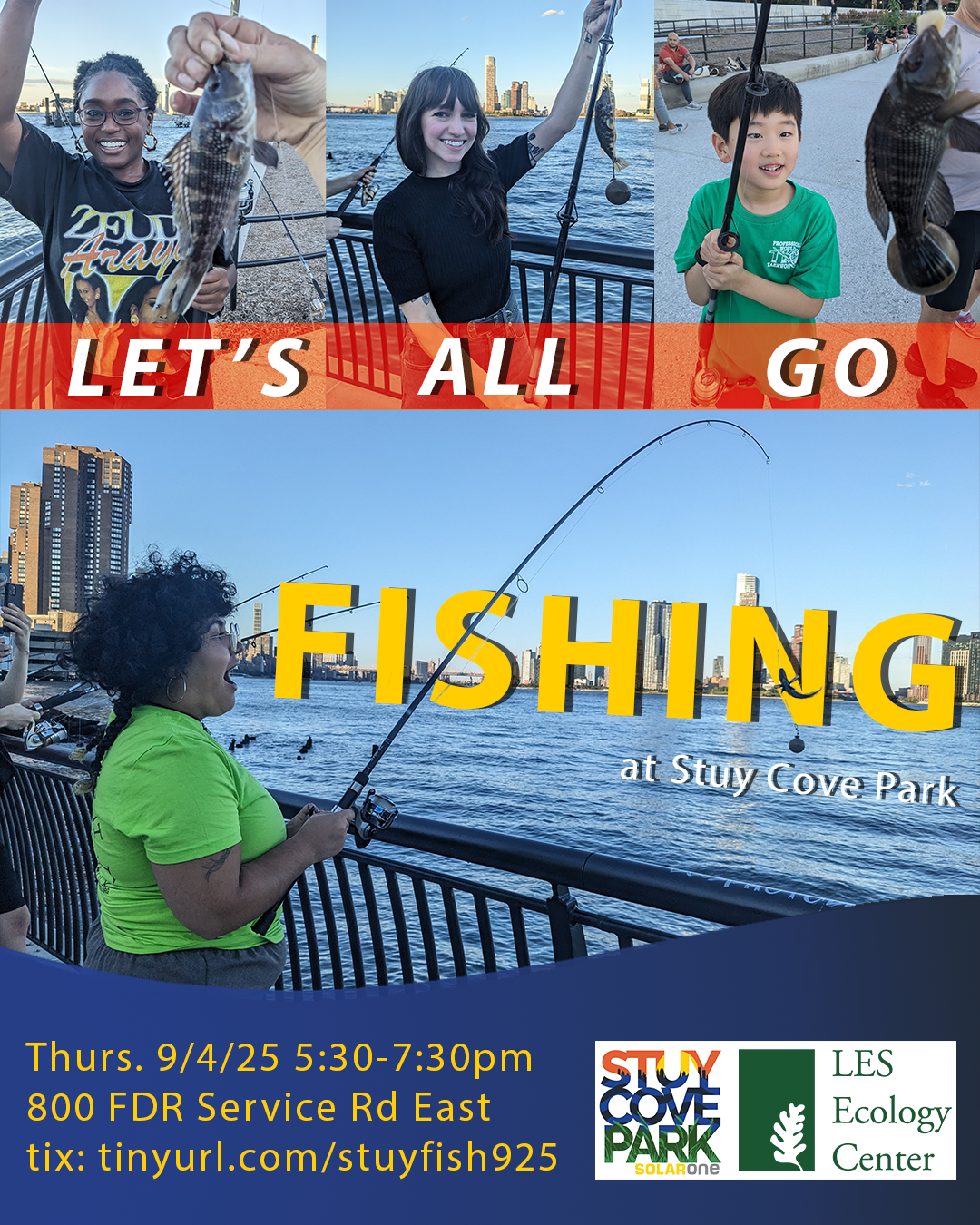 Campaign cover image for INACTIVE September Fishing Clinic at Stuy Cove Park 🎣