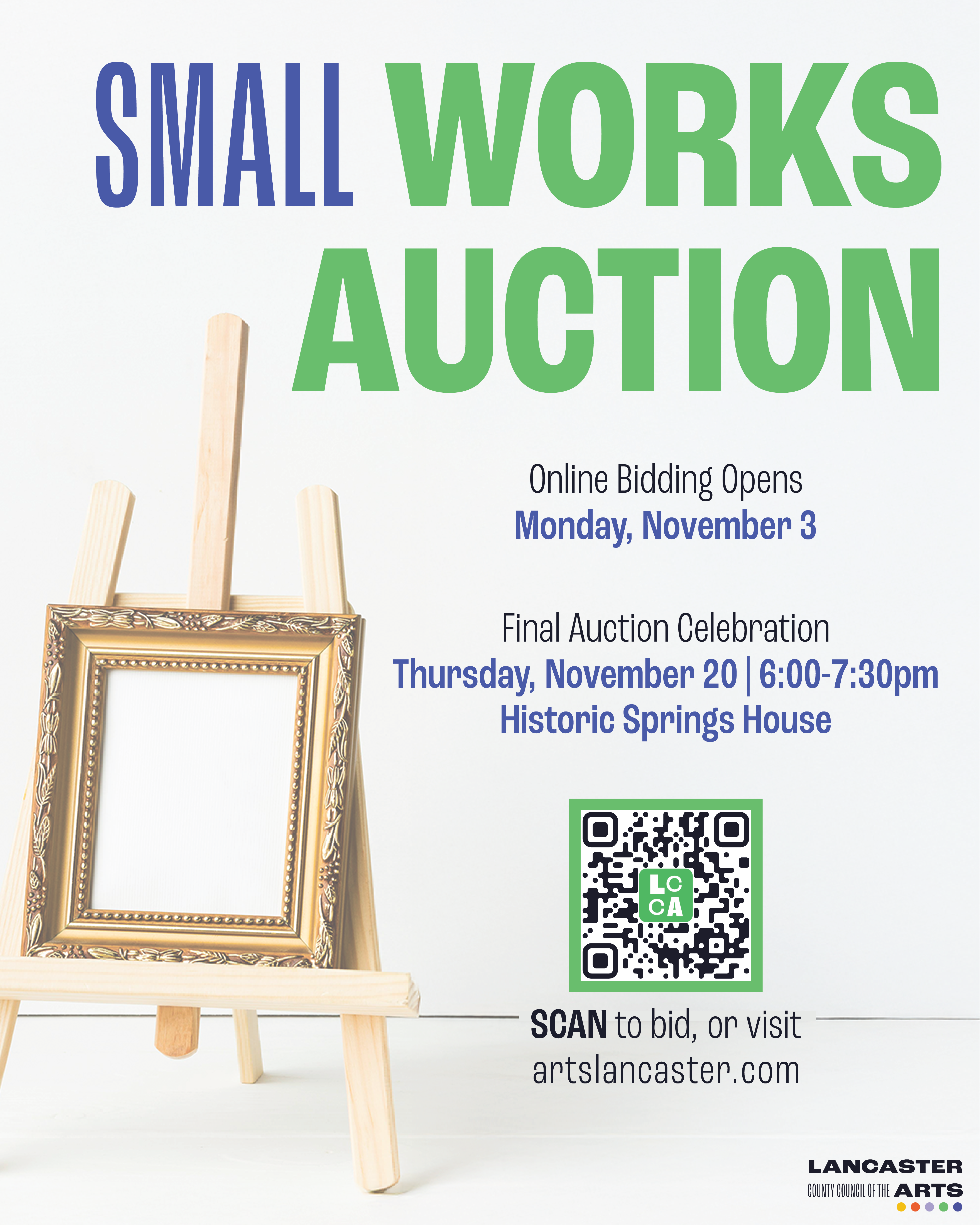 Campaign cover image for 2025 Small Works Auction