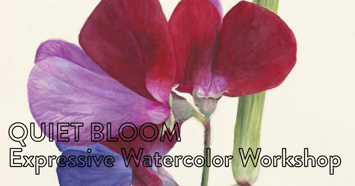 Campaign cover image for Quiet Bloom: Expressive Watercolor Workshop  5-23-26
