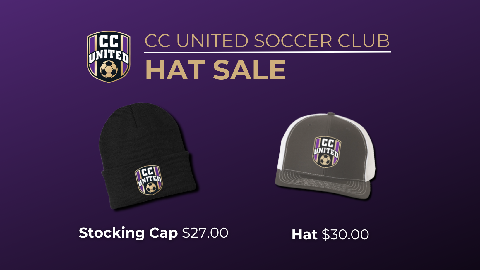 Campaign cover image for 2025 CCU Hat Sale