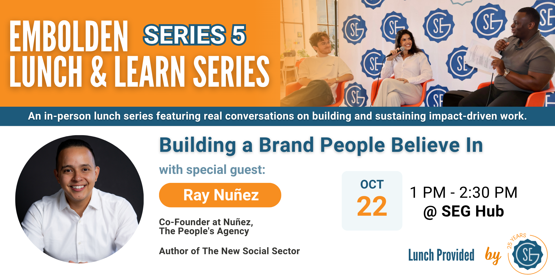 Campaign cover image for Embolden Lunch & Learn Series: Building a Brand People Believe In
