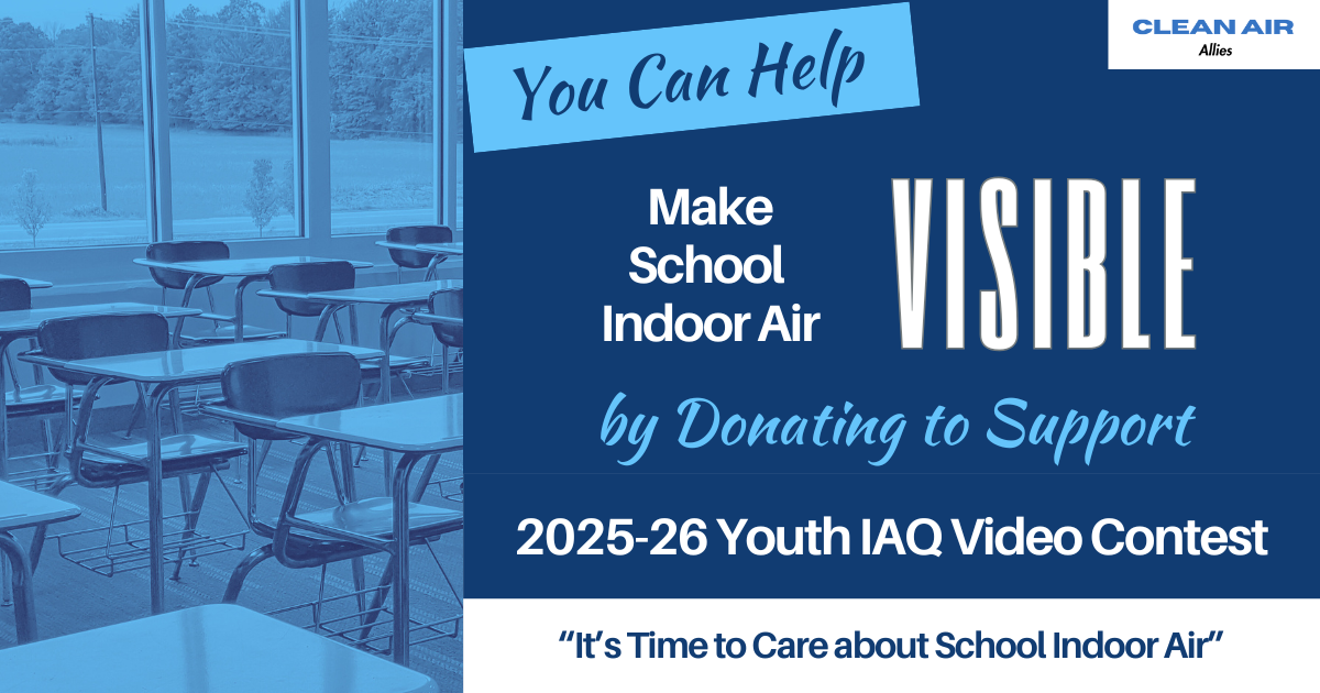 Campaign cover image for Clean Air Allies' 2025-26 Youth IAQ Video Contest