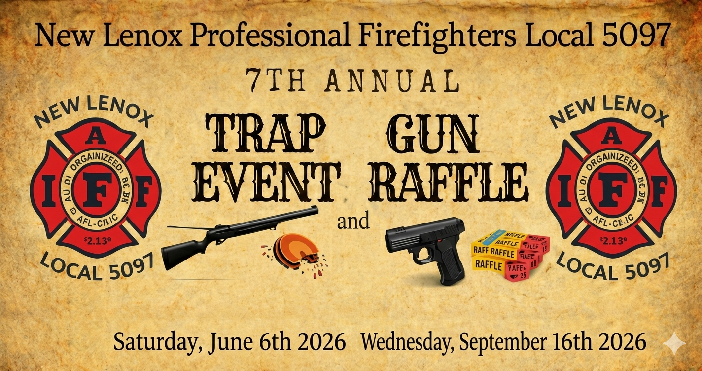 Campaign cover image for New Lenox Professional Firefighters Local 5097 7th Annual Trap Shoot and Gun Raffle