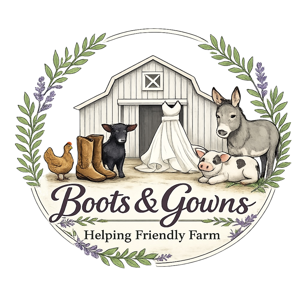 Campaign cover image for Boots & Gowns Benefit for Helping Friendly Farm