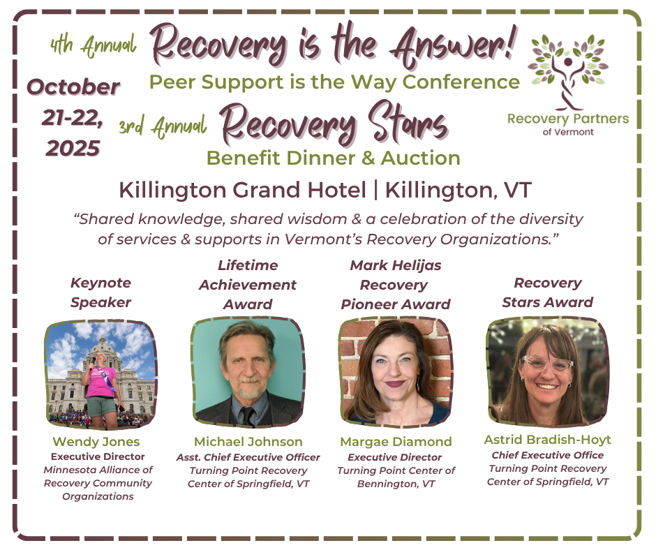 Campaign cover image for 2025 4th Annual Recovery is the Answer! Peer Support is the Way! Conference and Recovery Stars Benefit Dinner and Silent Auction