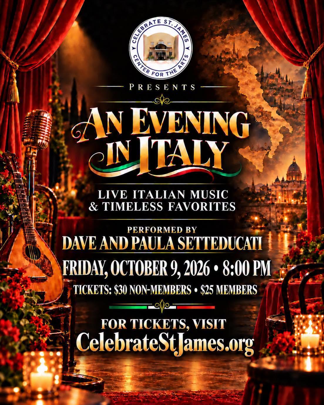 Campaign cover image for An Evening in Italy