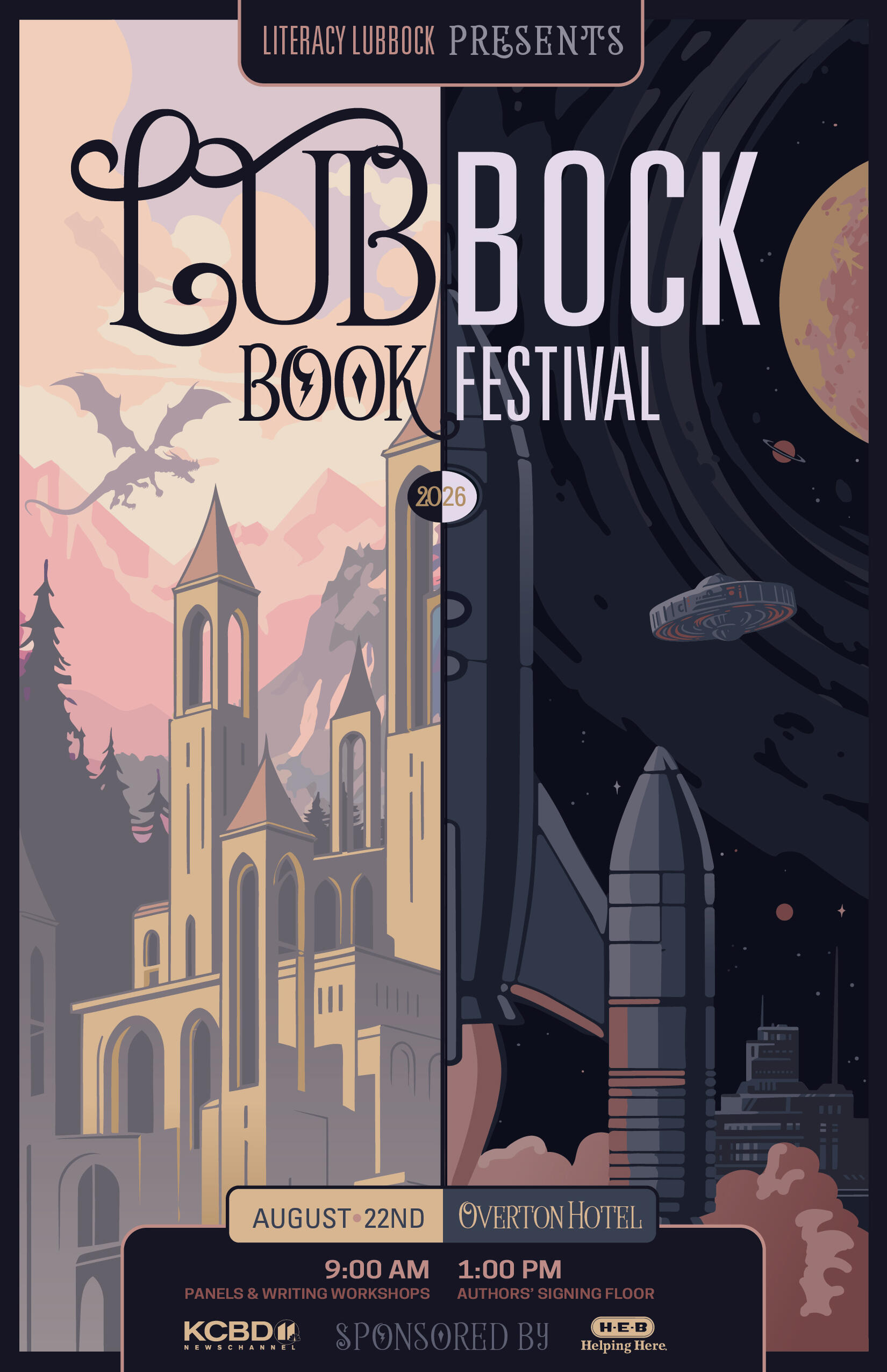 Campaign cover image for 2026 Lubbock Book Festival