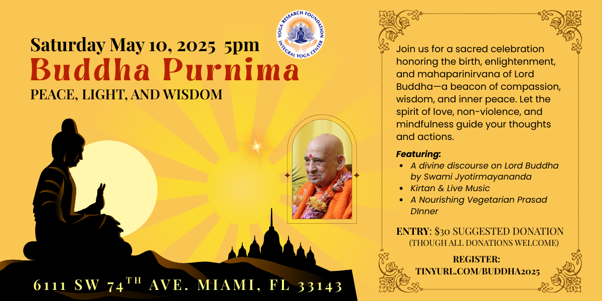 Campaign cover image for Buddha Purnima With Swami Jyotirmayananda