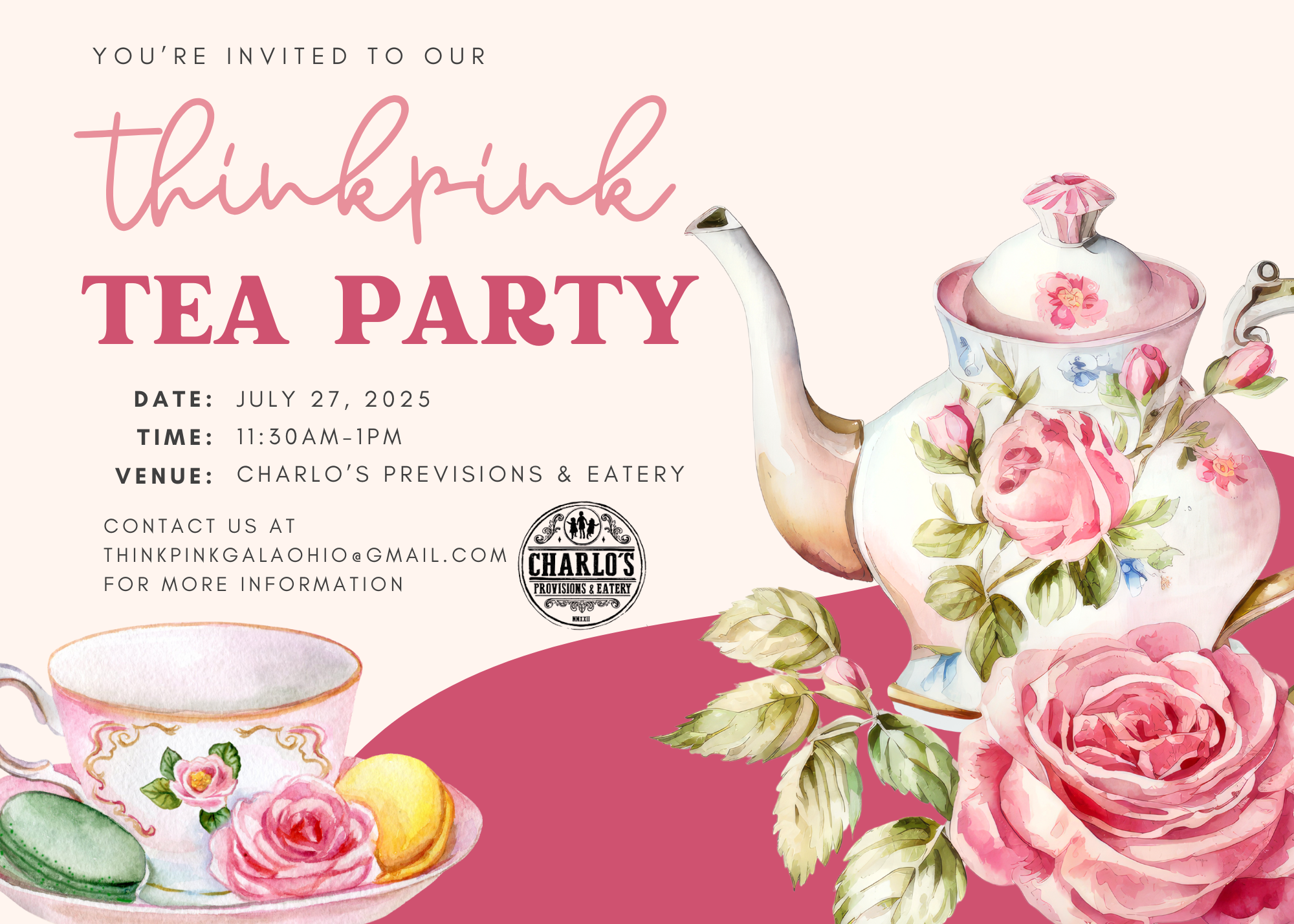 Campaign cover image for Think Pink Tea Party