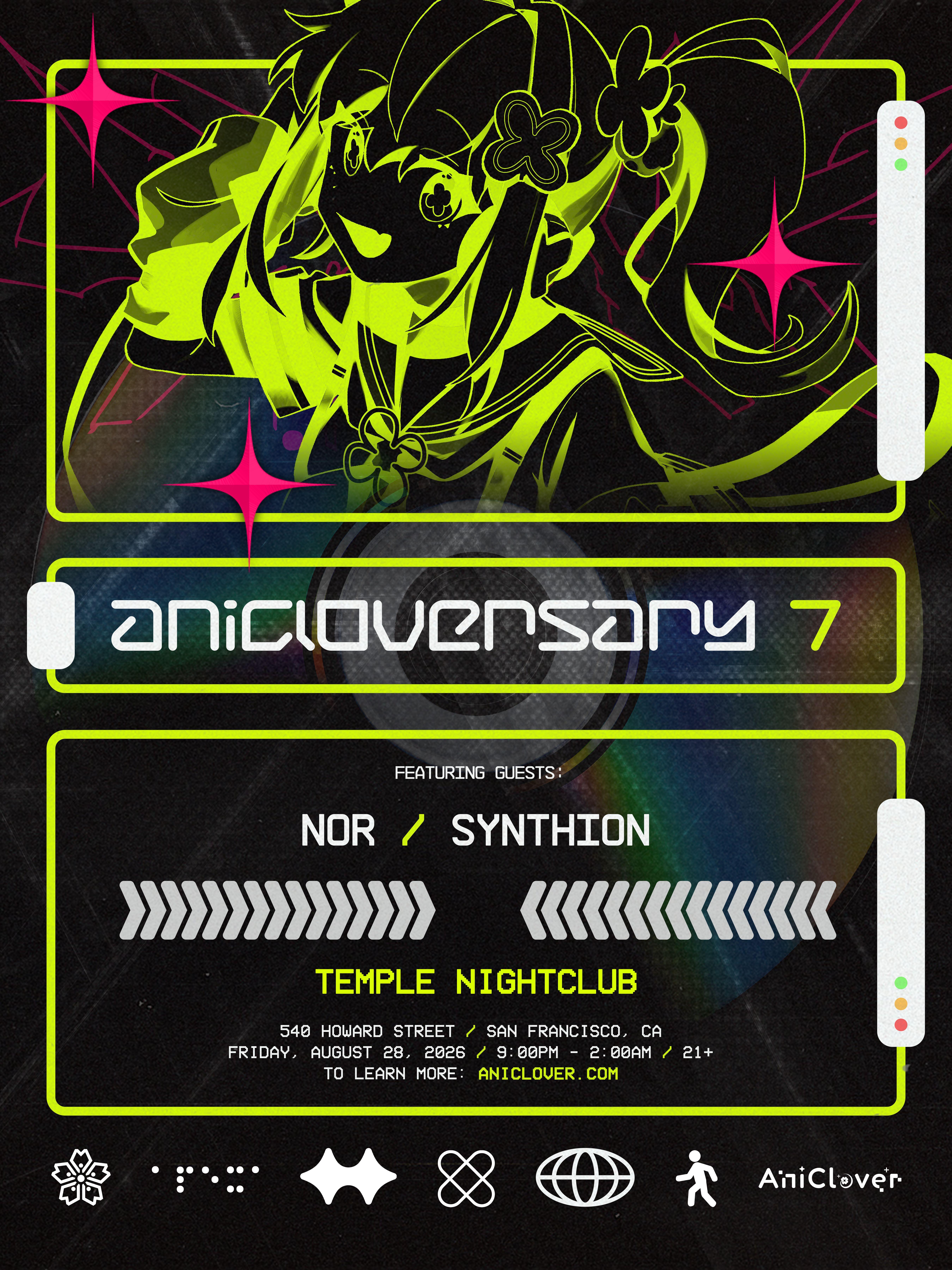 Campaign cover image for AniCloversary 7 @ Temple SF