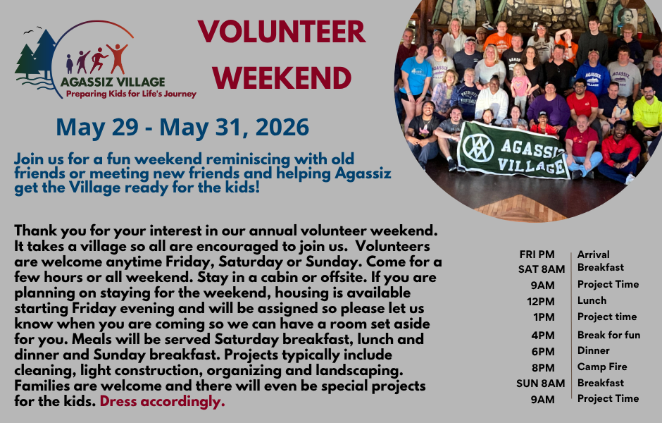 Campaign cover image for 2026 Volunteer Weekend