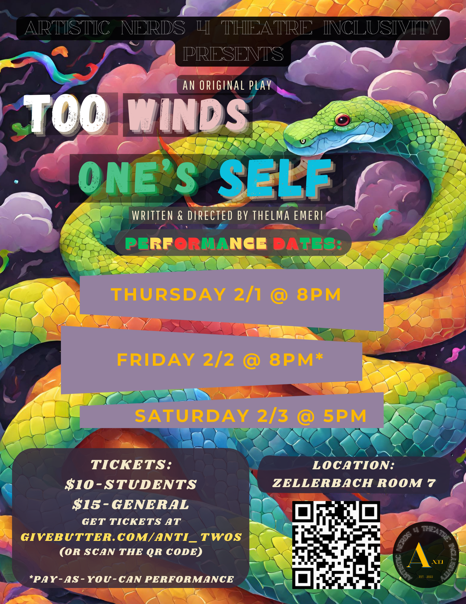 Campaign cover image for ANTI Presents: Too Winds One's Self