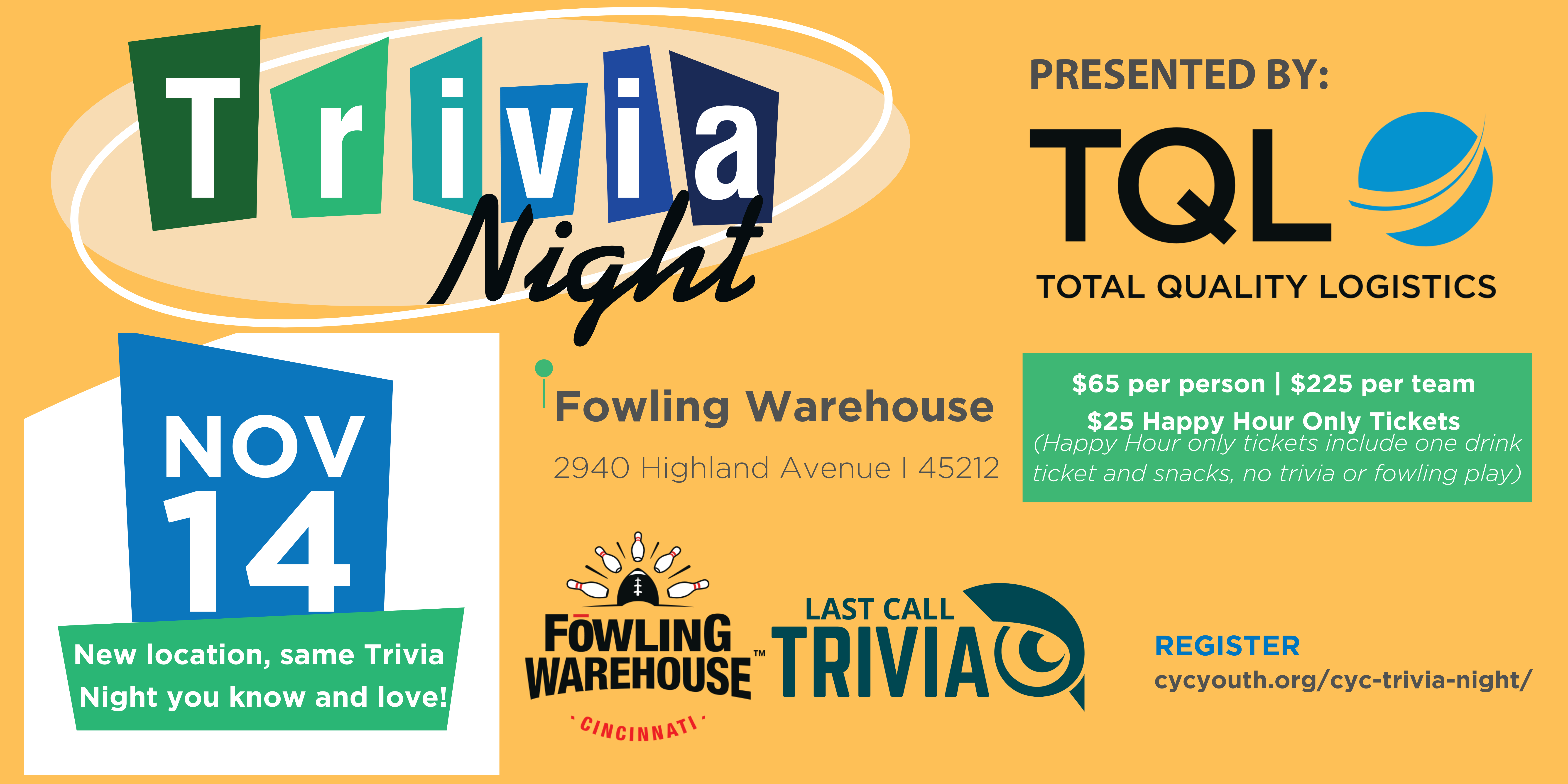 Campaign cover image for Trivia Night 2024