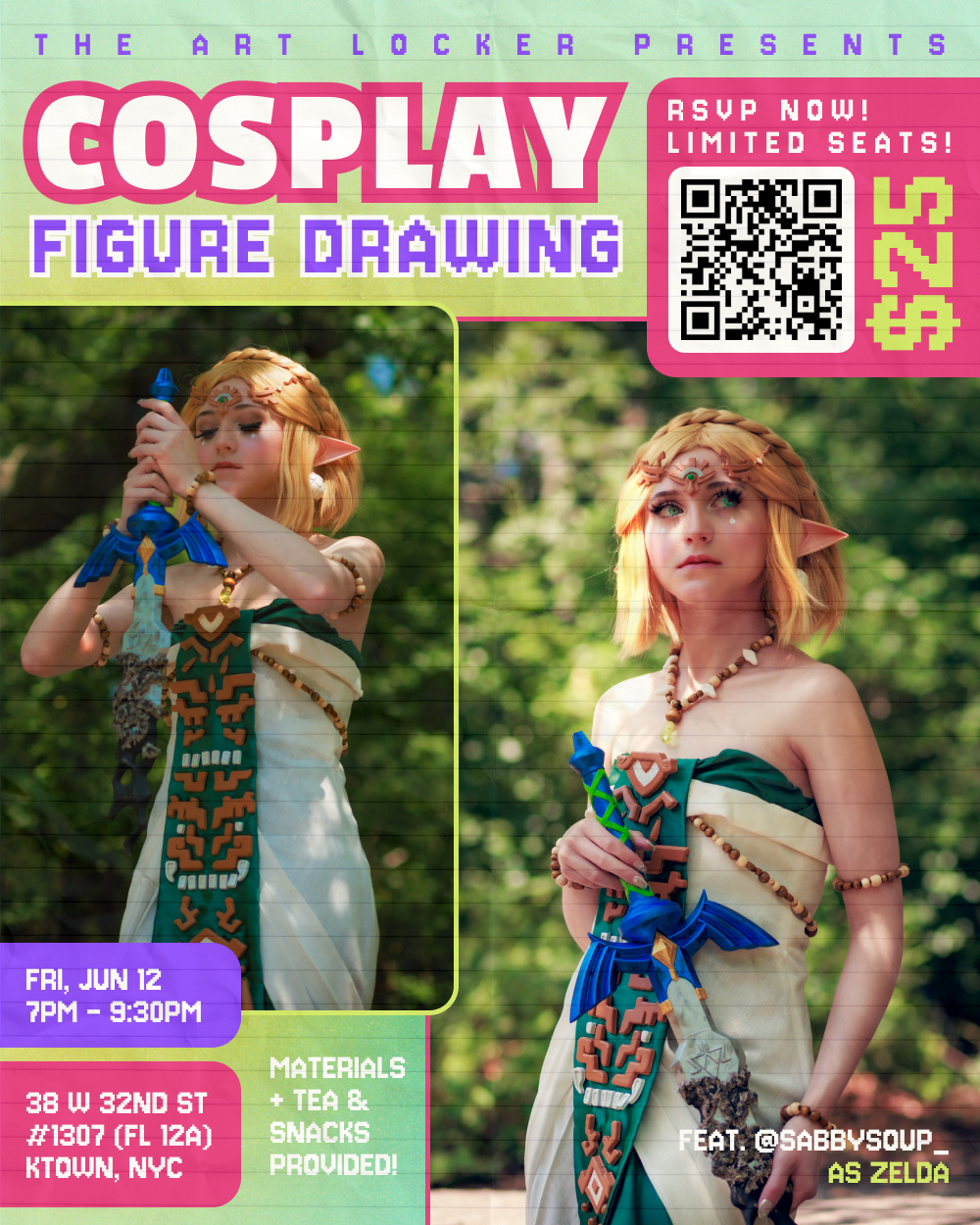 Campaign cover image for Cosplay Figure Drawing 6/12