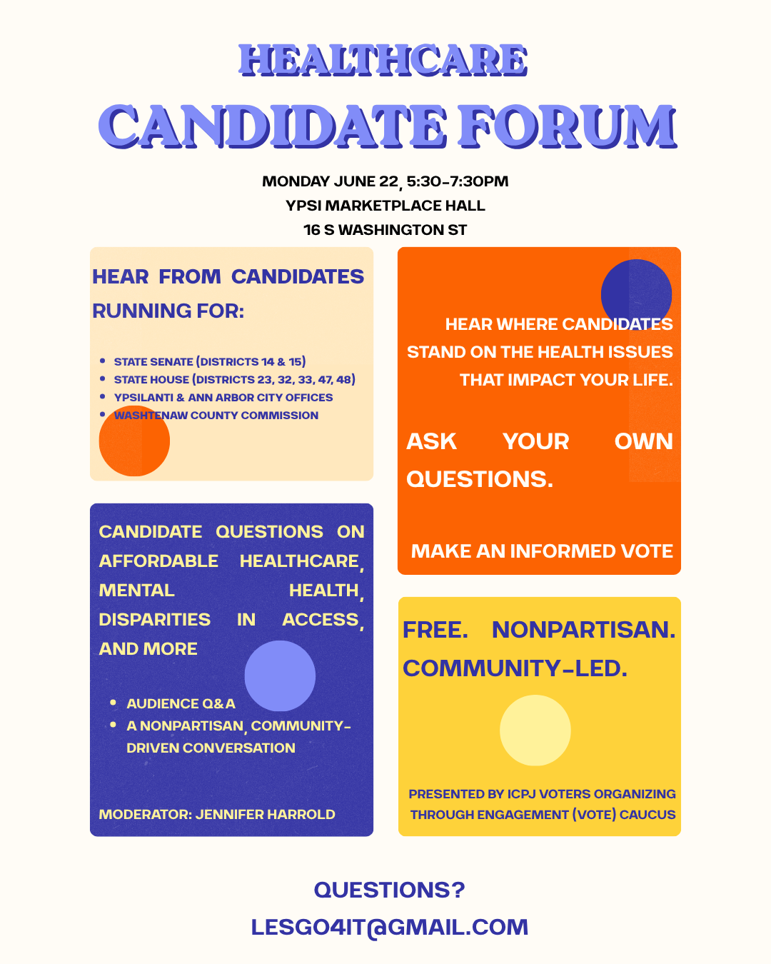 Campaign cover image for Healthcare Candidate Forum