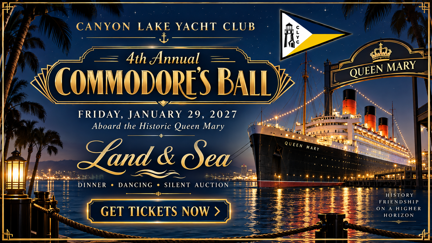 Campaign cover image for 4th Annual Canyon Lake Yacht Club Commodore’s Ball