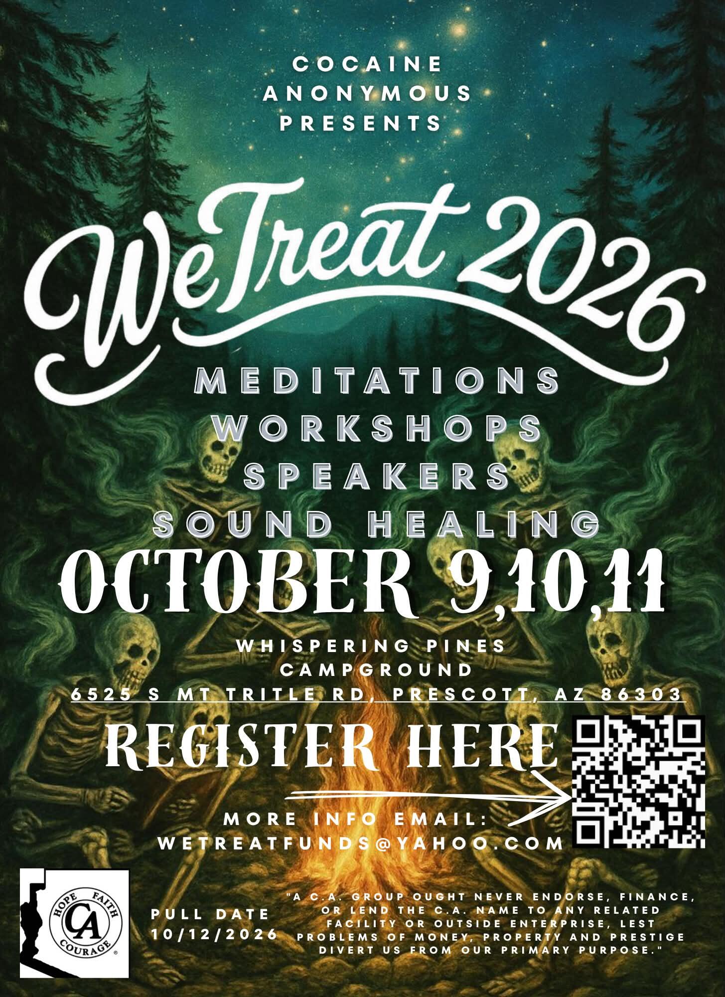 Campaign cover image for CA AZ 2026 WeTreat Registration