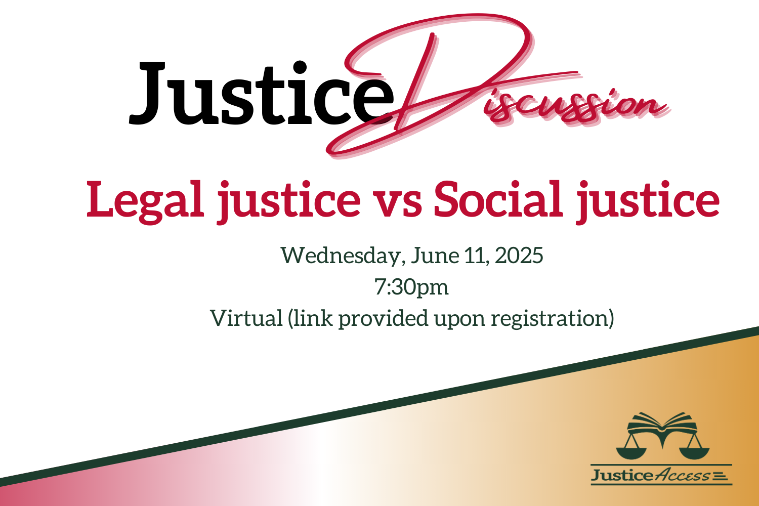 Campaign cover image for JusticeDiscussion Session 2