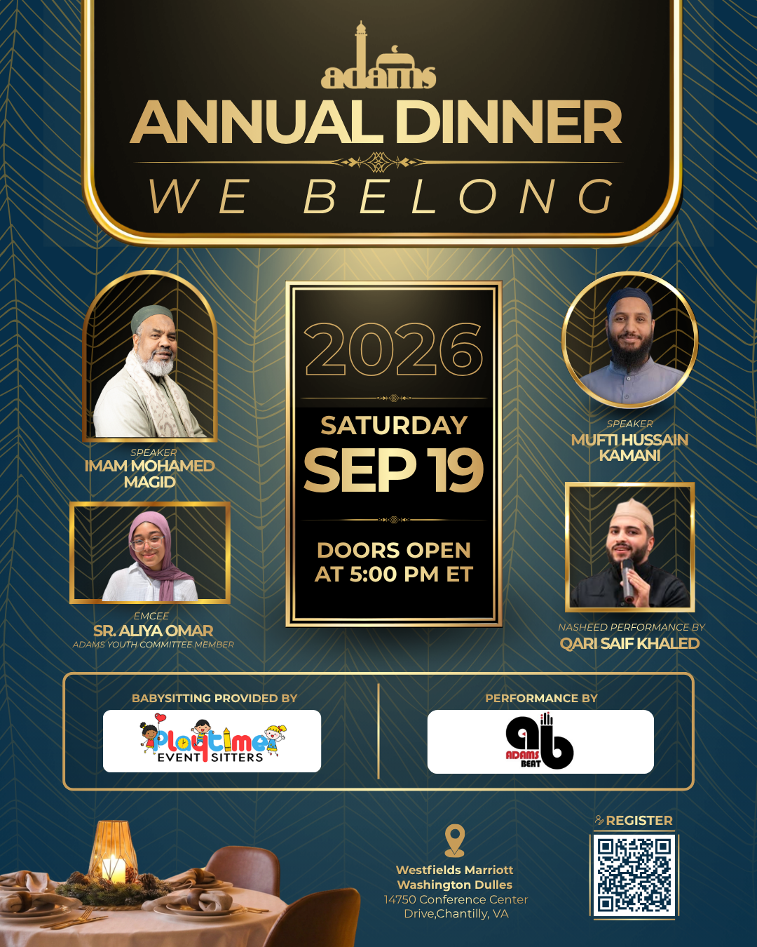 Campaign cover image for ADAMS Annual Fundraising Dinner 2026
