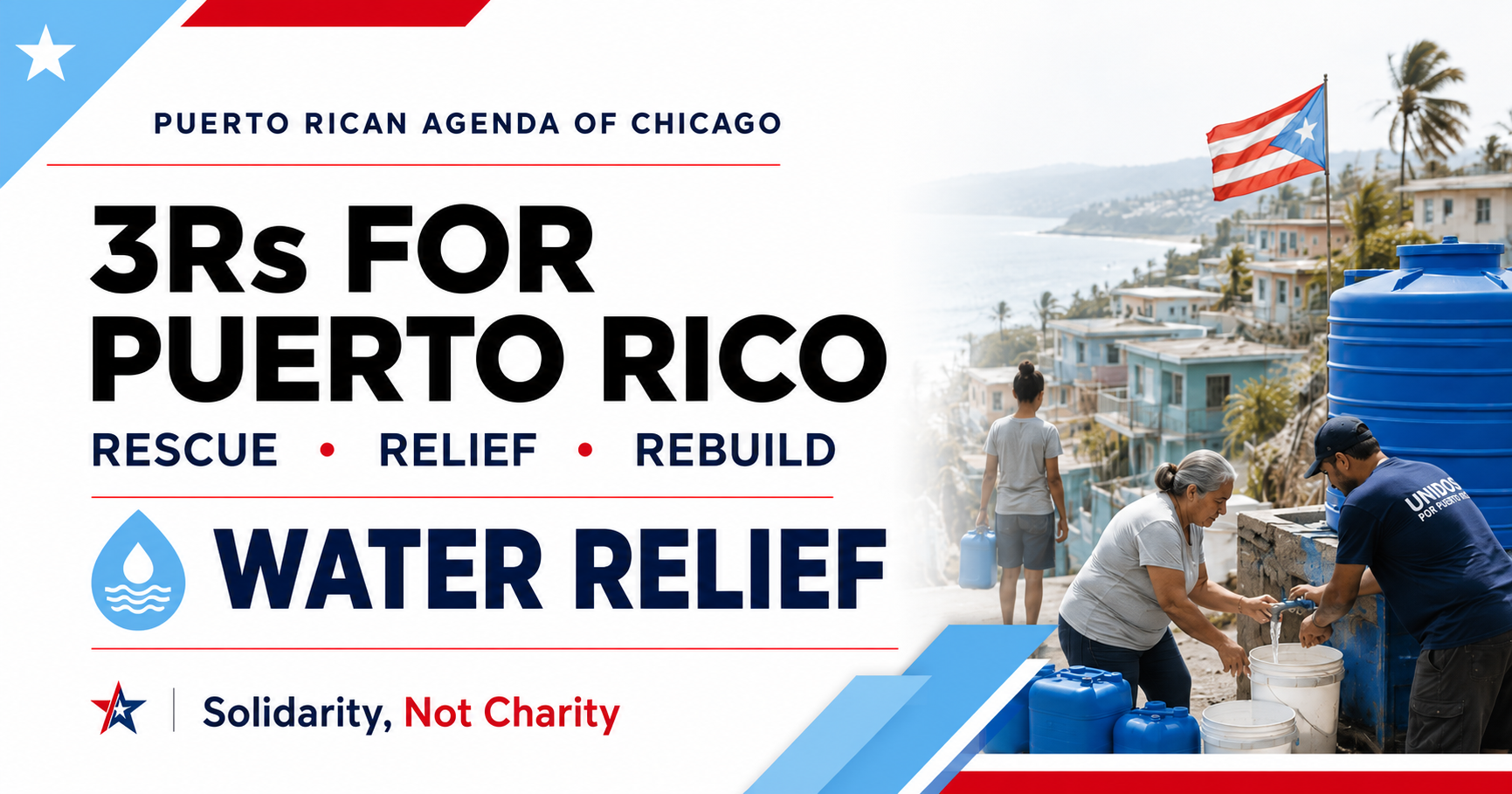 Campaign cover image for 3Rs for Puerto Rico: Water Relief