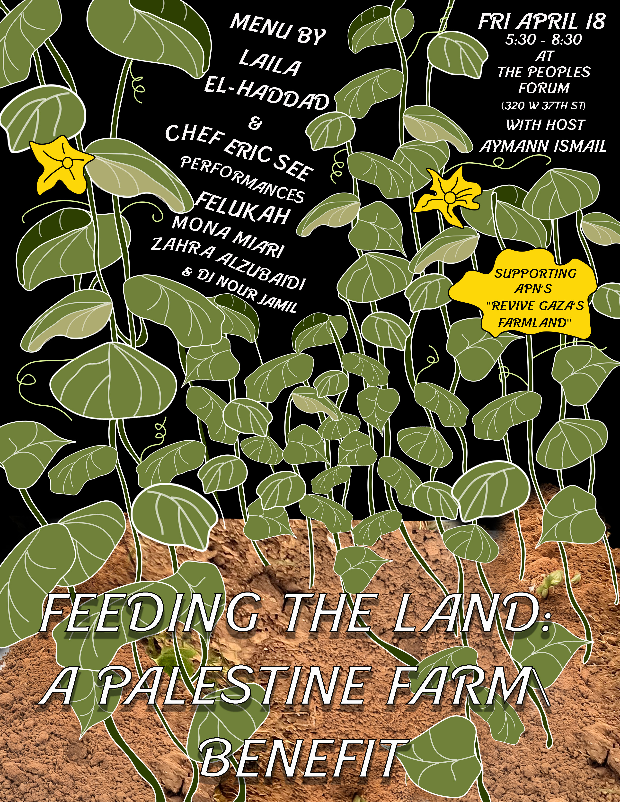 Campaign cover image for Feeding the Land Benefit Night 3