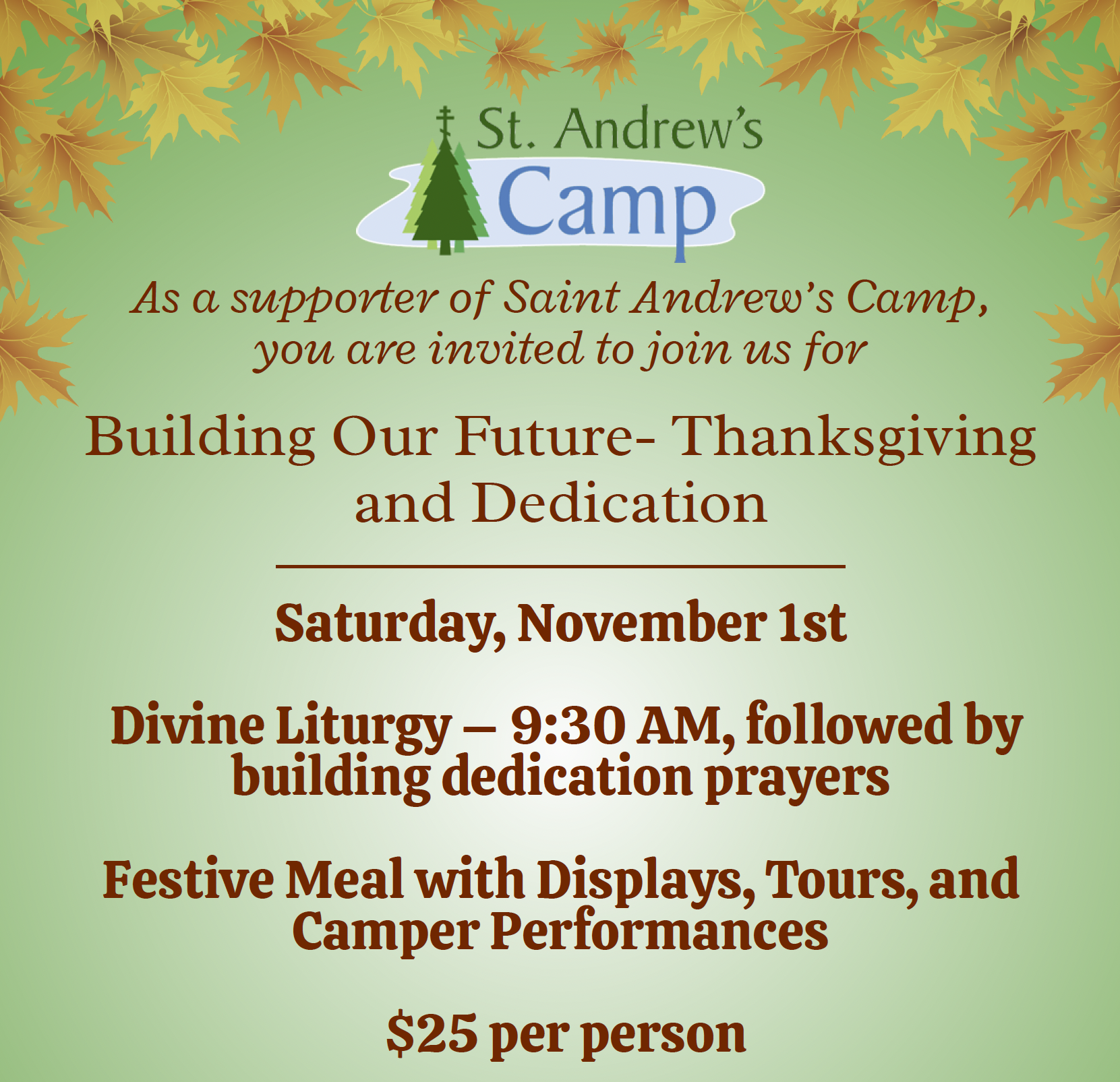 Campaign cover image for Building our Future:  Thanksgiving and Dedication