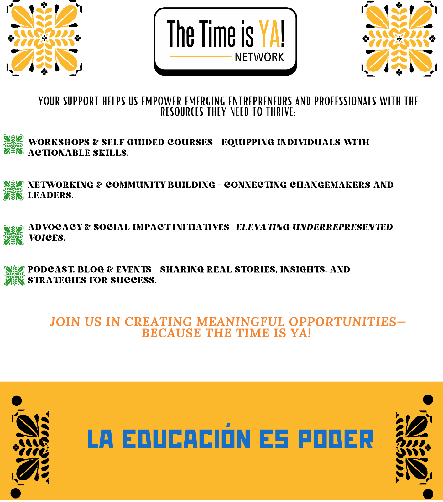 Campaign cover image for The Time is YA: Make an Impact