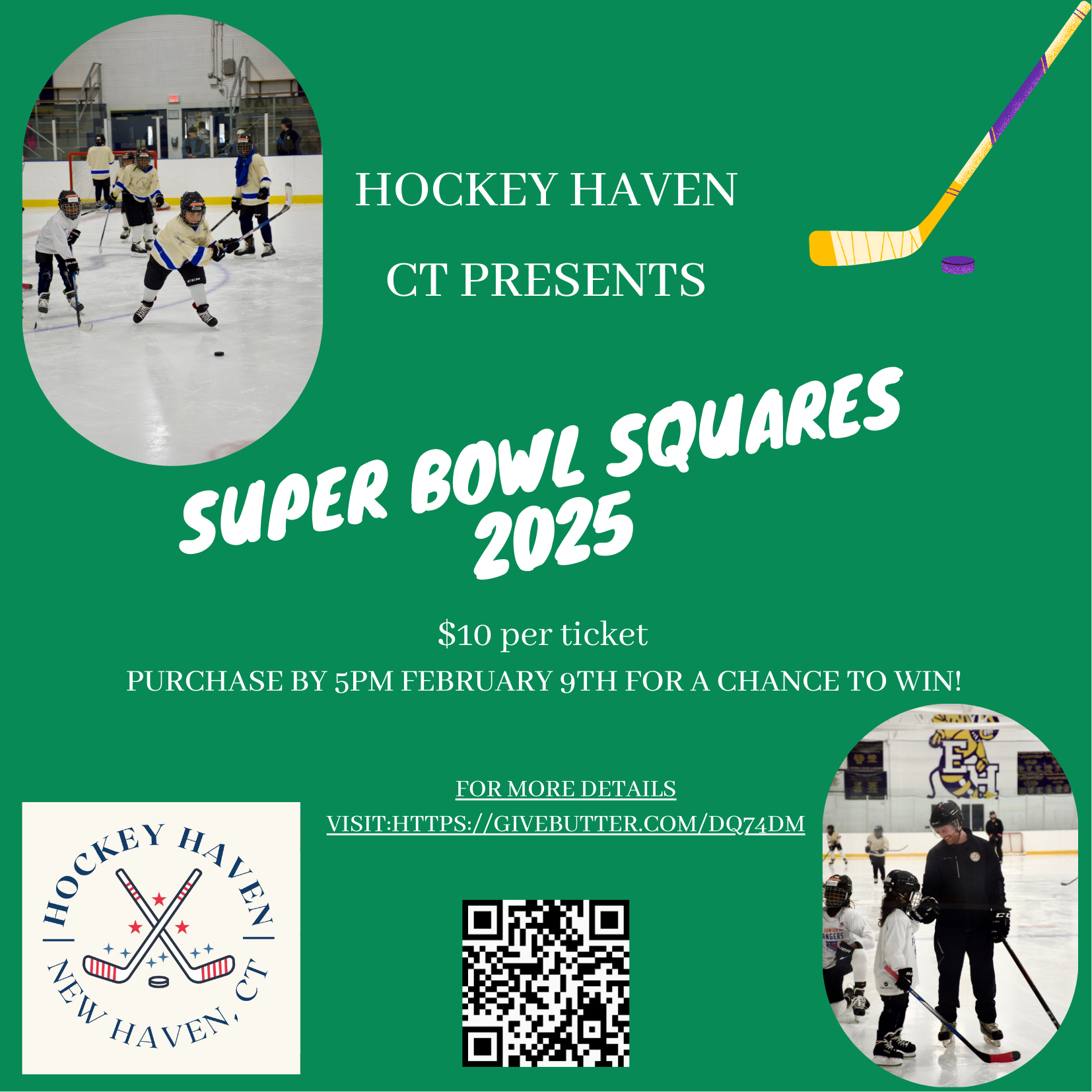 Campaign cover image for 2025 Hockey Haven Football Squares