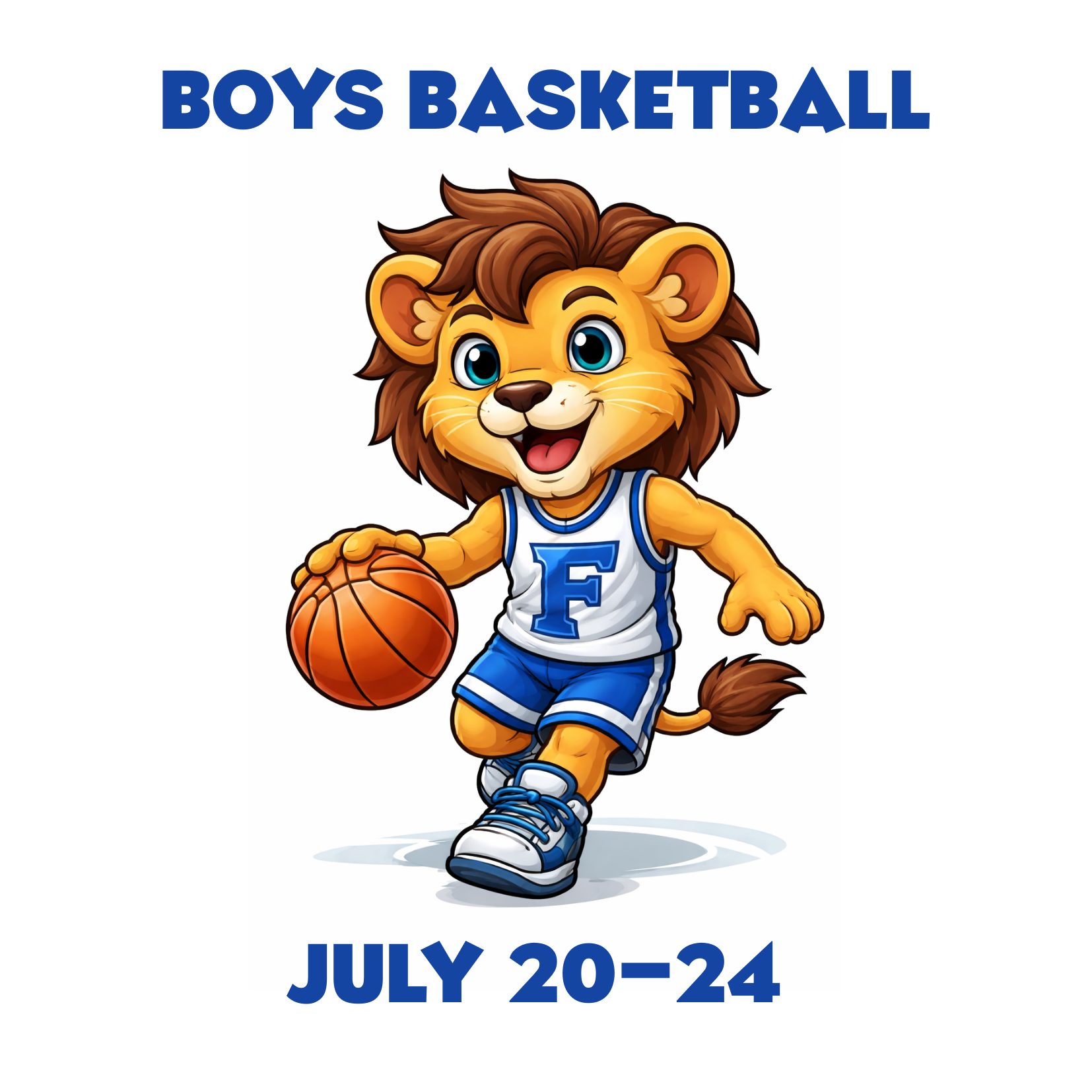 Campaign cover for July 20-24 Boys Basketball Camp @ Fairfax High School