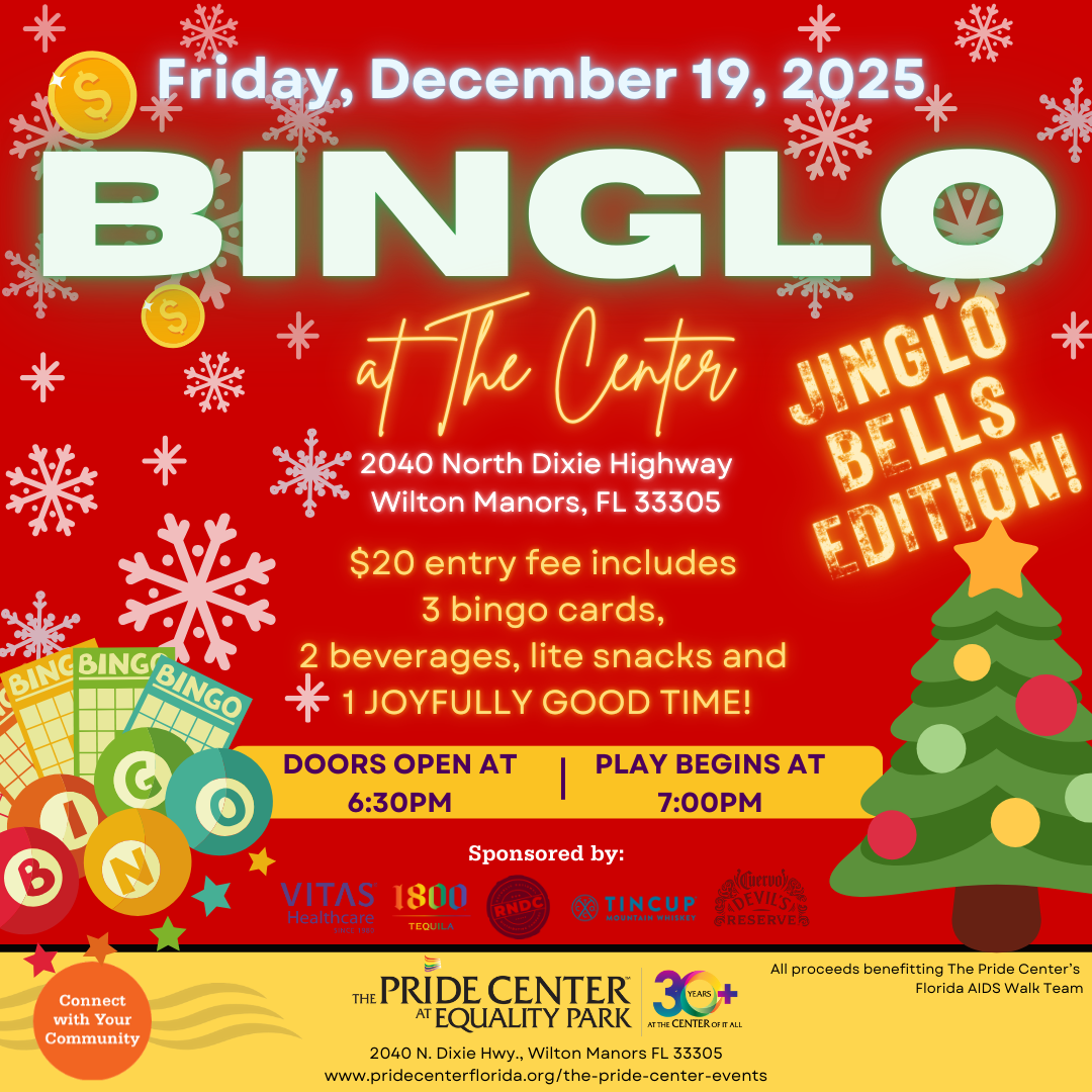 Campaign cover image for BINGLO at The Center 12/19/2025 - JinGLO Bells Edition!
