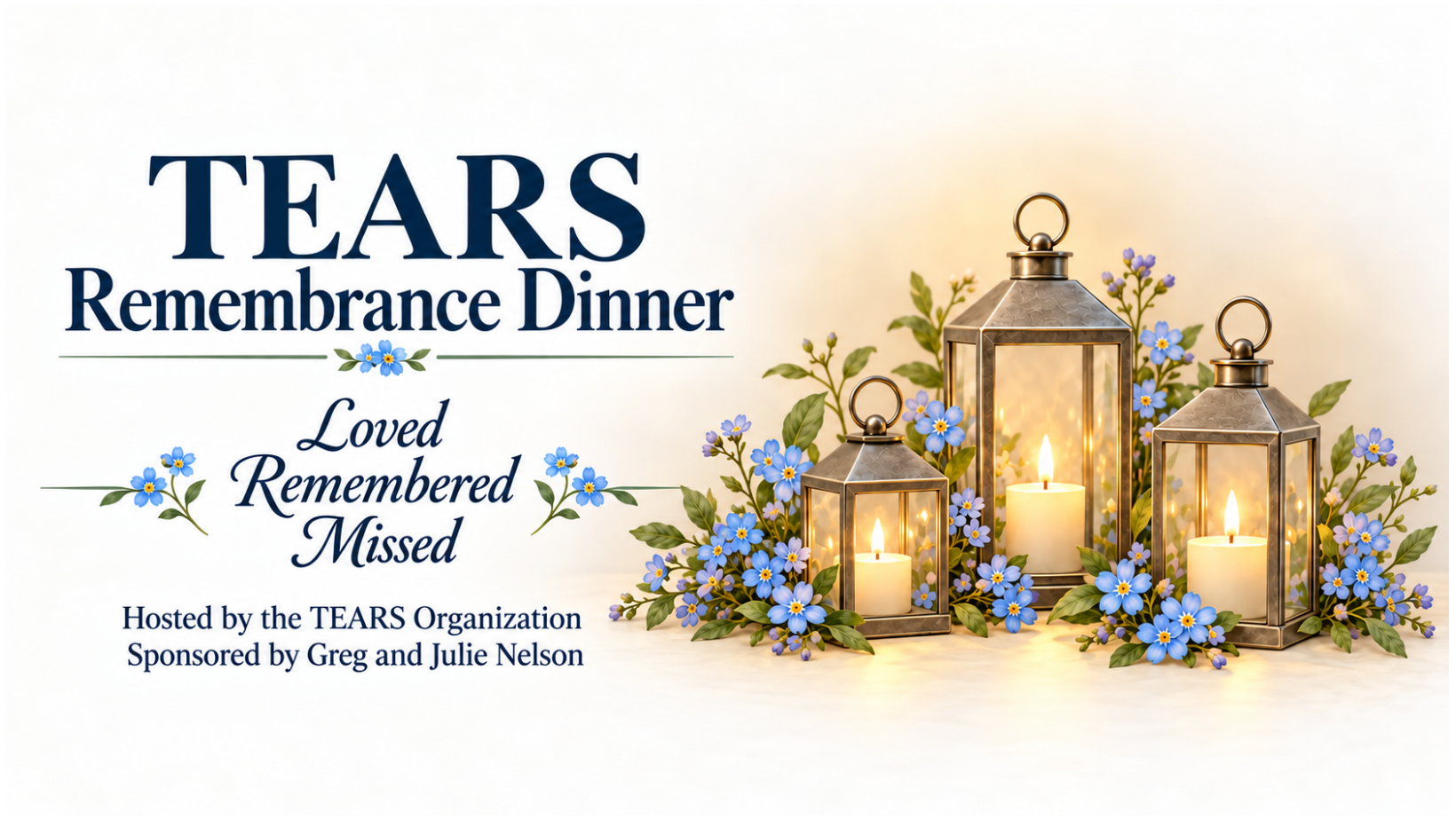 Campaign cover image for 2026 TEARS Remembrance Dinner
