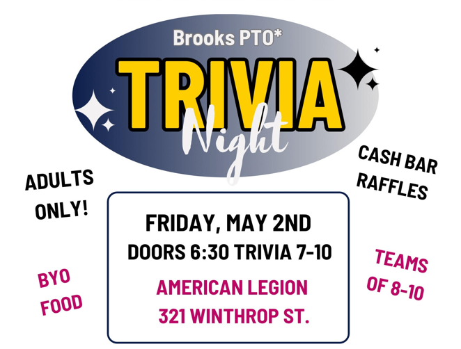 Campaign cover image for Brooks PTO Trivia Night