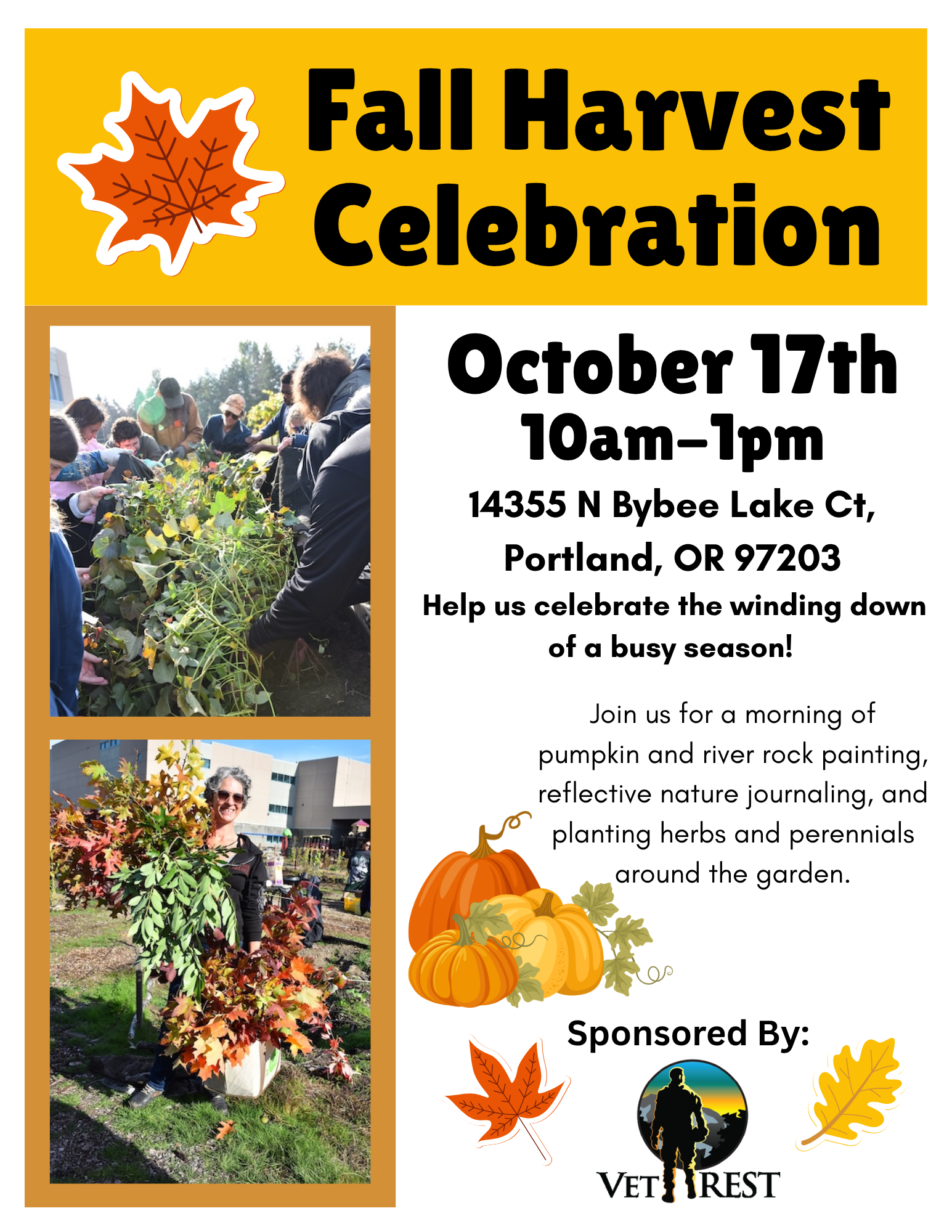 Campaign cover image for Bybee Lakes Victory Garden Community Events