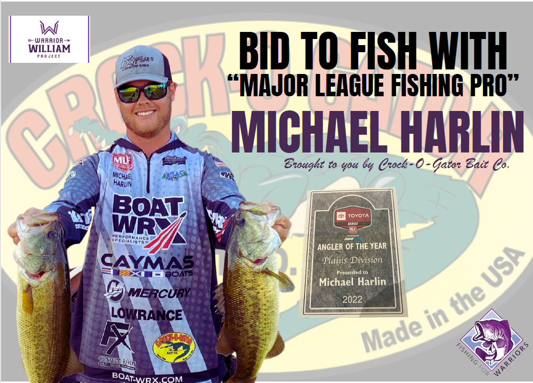Campaign cover image for Bid to Fish with Michael Harlin