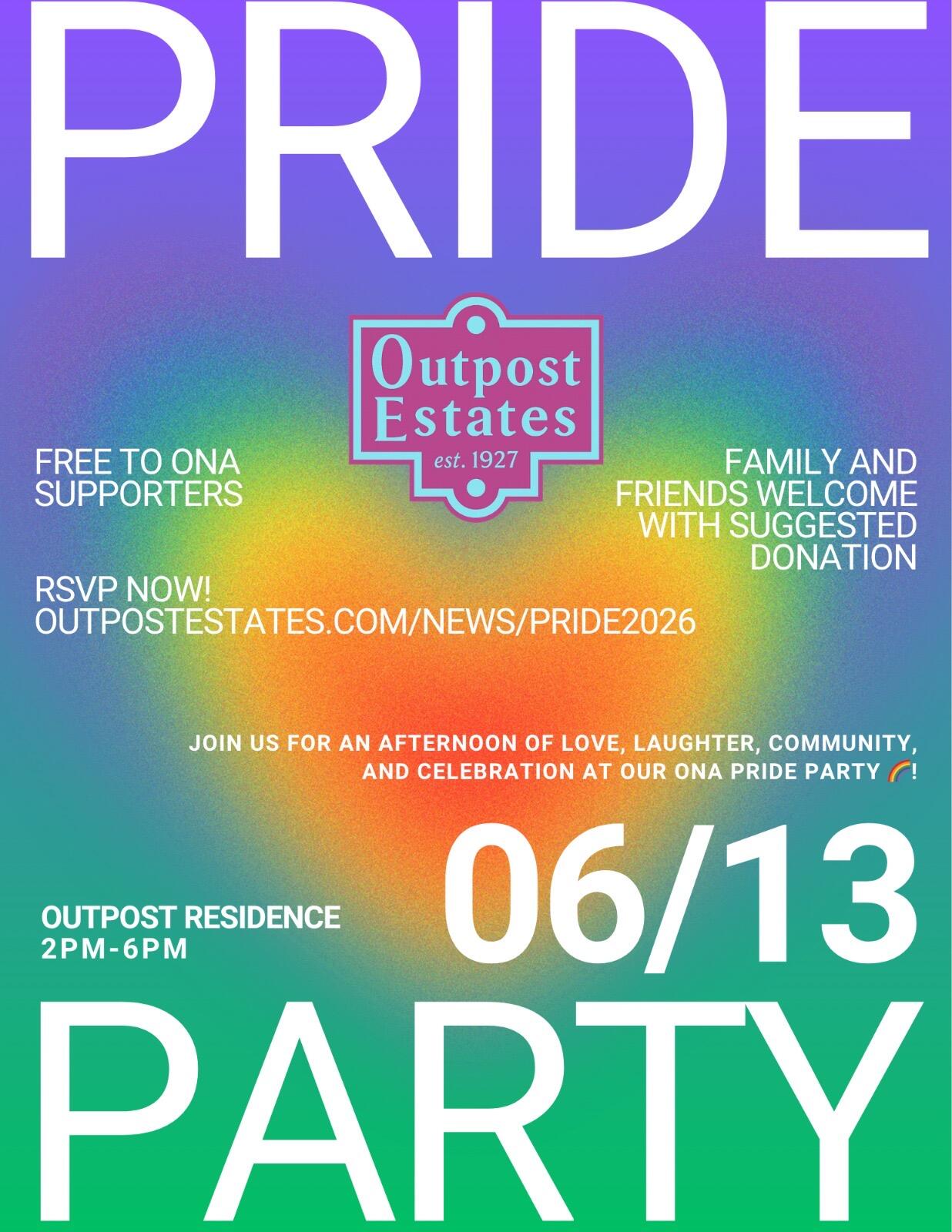 Campaign cover image for Pride Party 2026